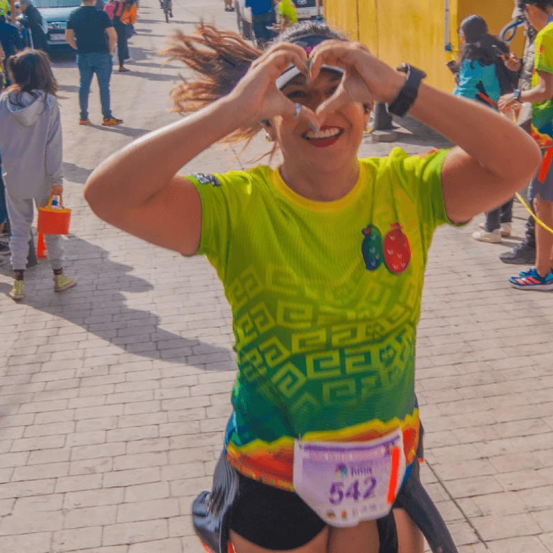 Fotografia en meta de la carrera de la tuna