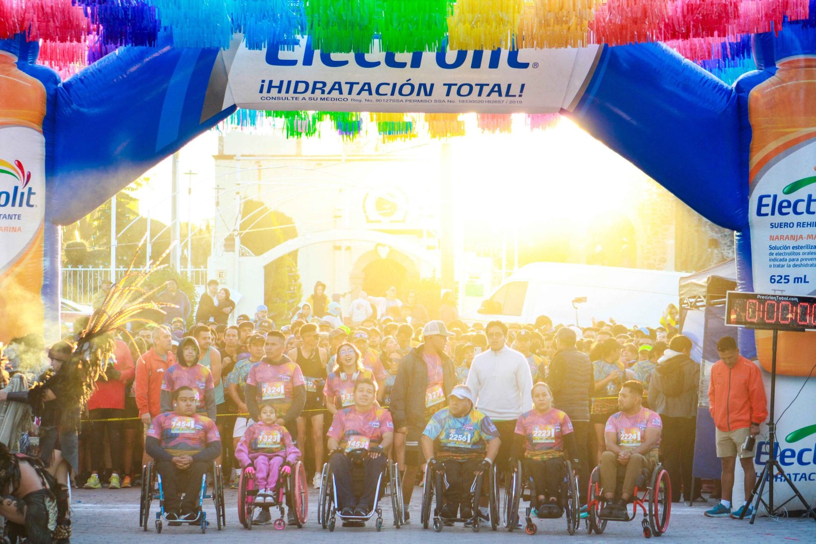 Corredores en Teotihuacán