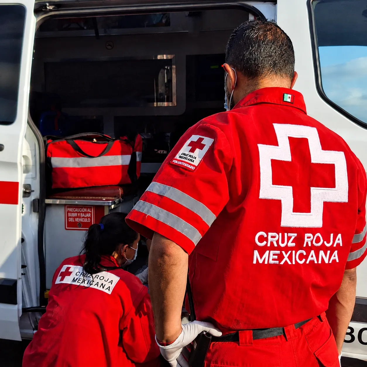 Servicio médico durante el evento
