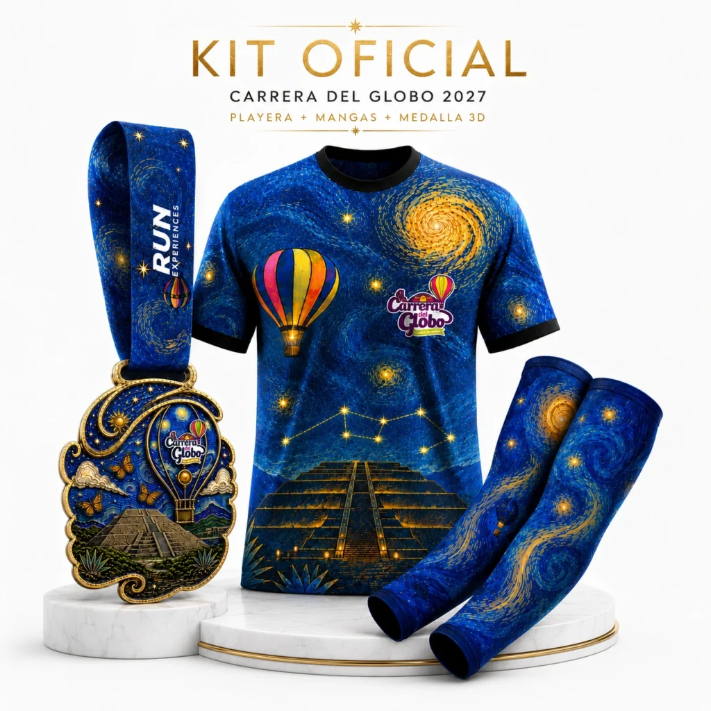Kit oficial completo de la Carrera del Globo 2027