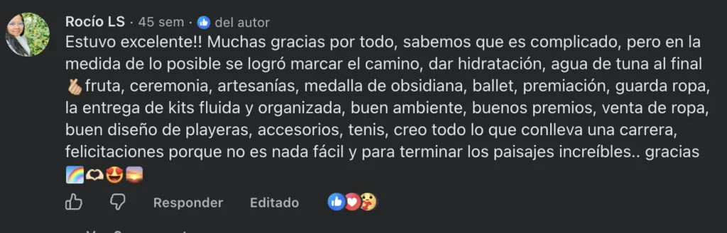 Reseña 14 de corredores de Run Experiences