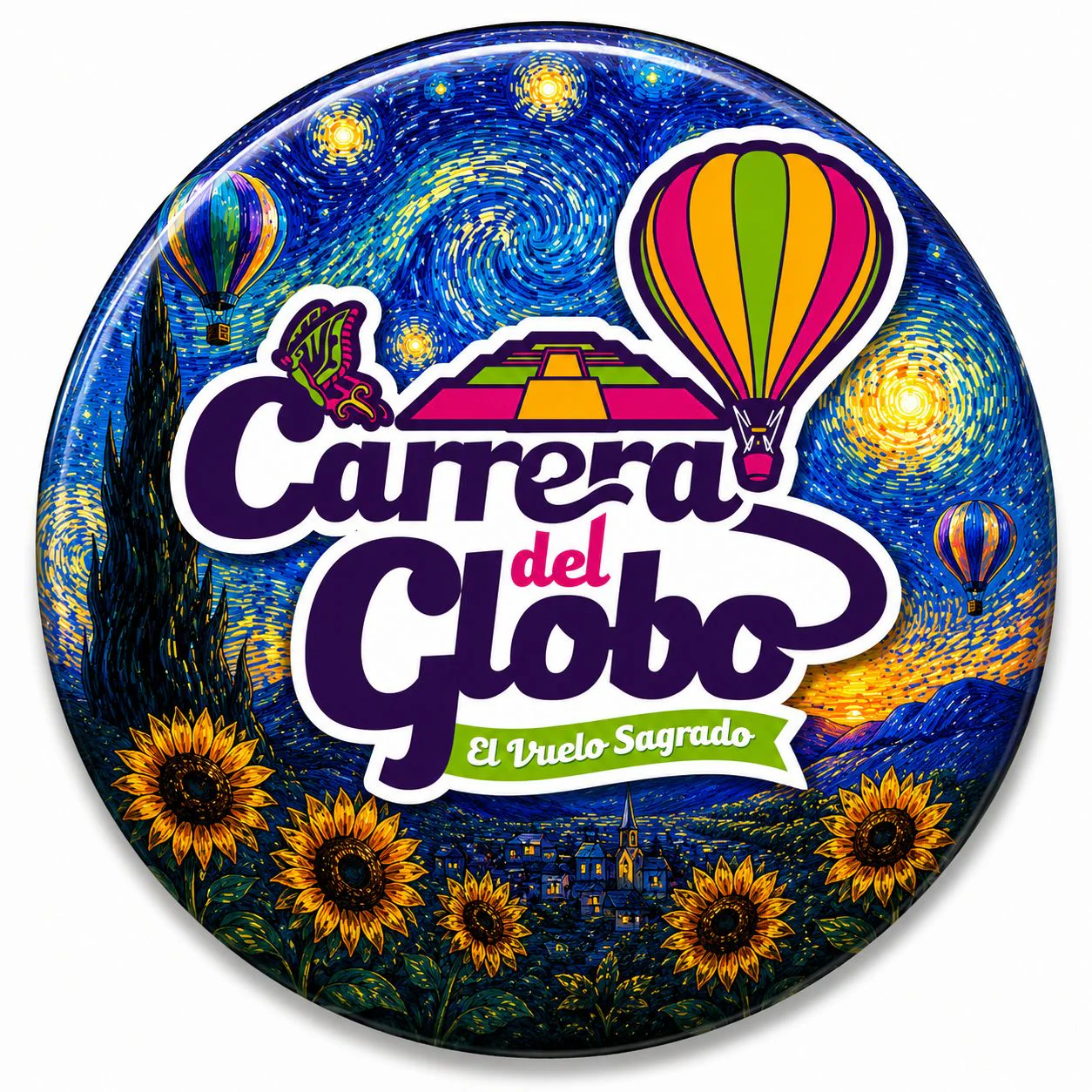 Pin Carrera del Globo