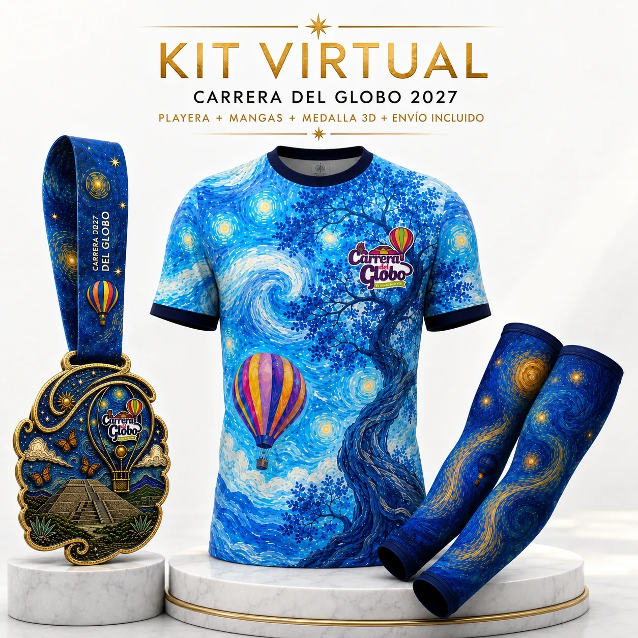 Carrera del Globo Virtual modalidad en línea Run Experiences