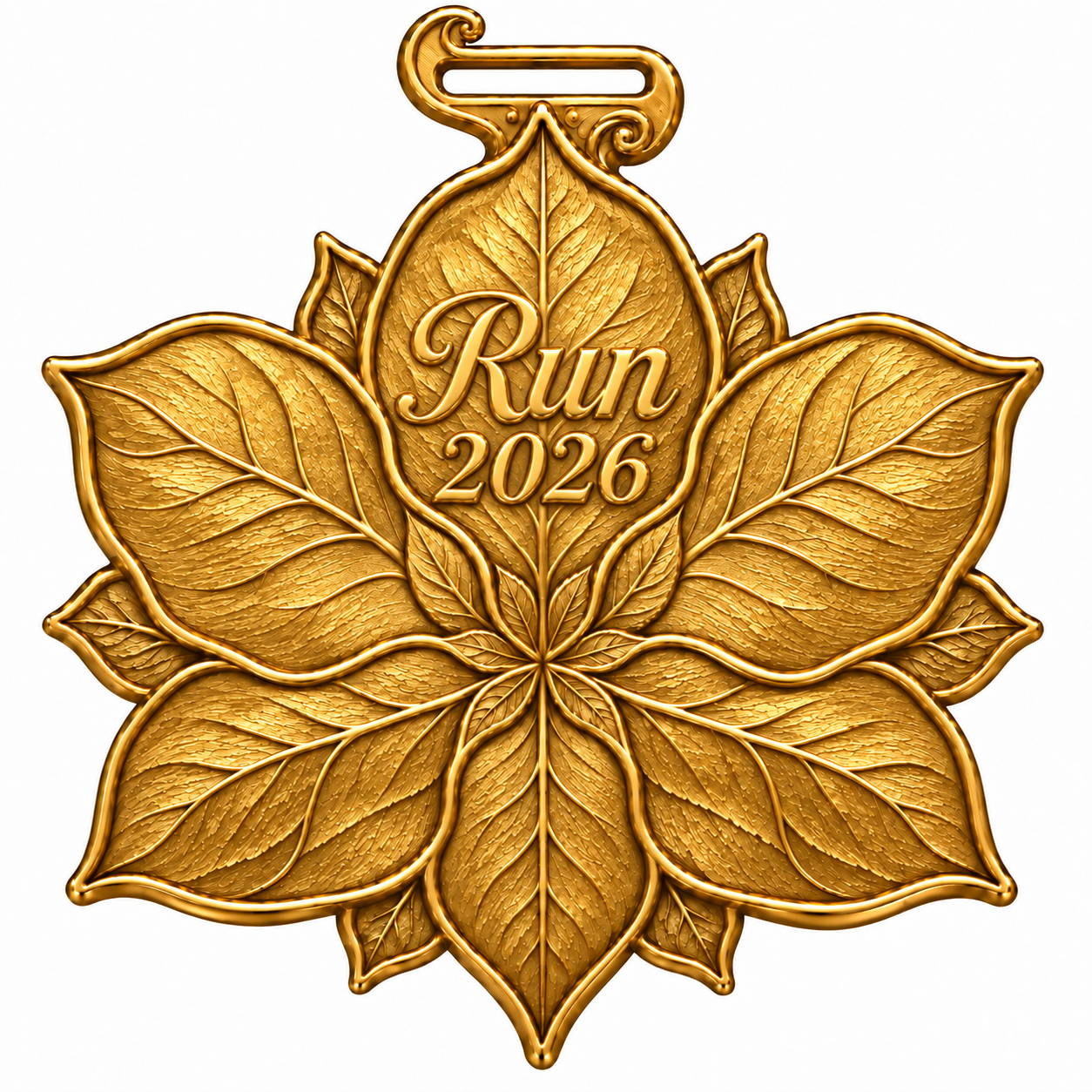 Medalla navideña, reverso