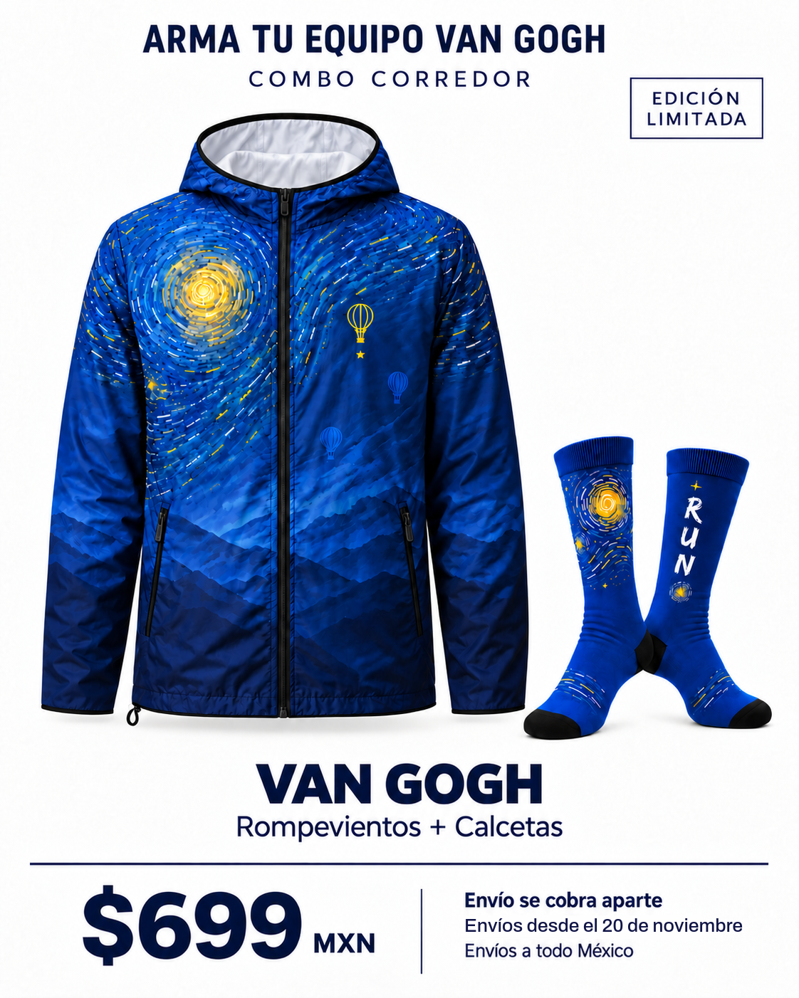 Van Gogh: envíos desde el 20 de noviembre